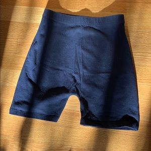 navy biking shorts from brandy melville